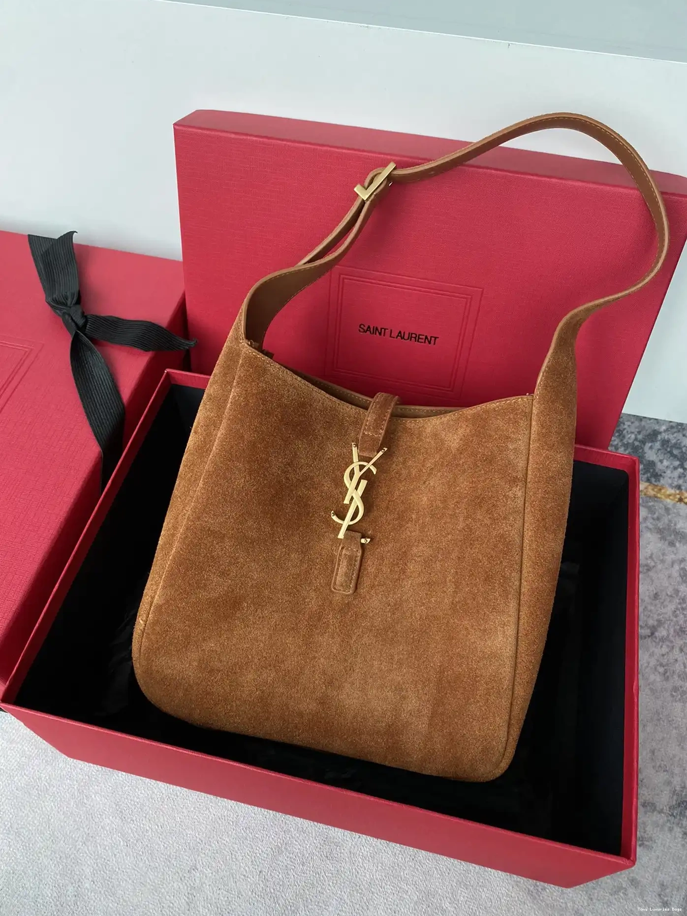 Tony Luxuries À SMALL 7 5 BAG-23*22*8CM LE SOFT YSL HOBO 0512